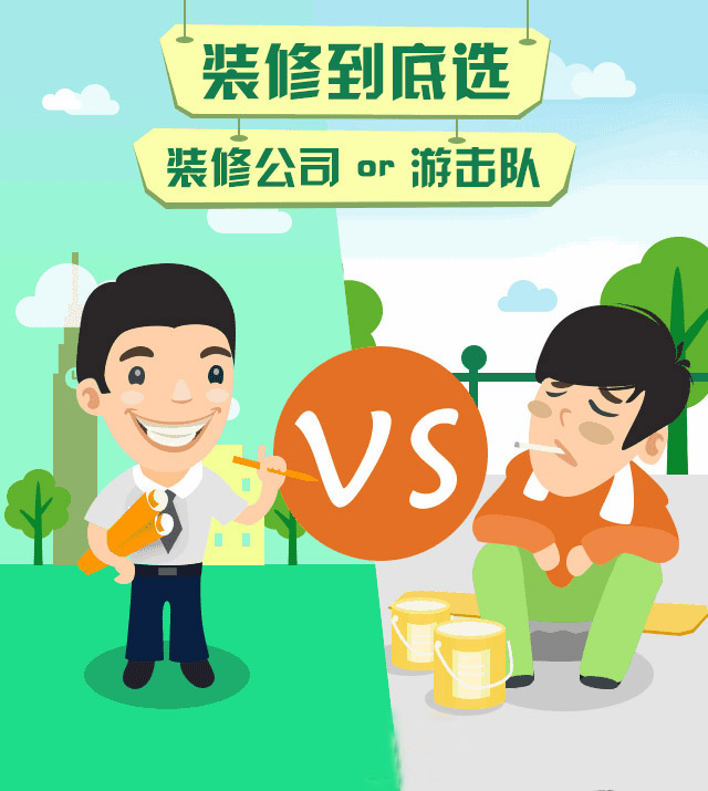 房子裝修是找裝修公司好還是自己找人裝的好？裝修公司OR游擊隊